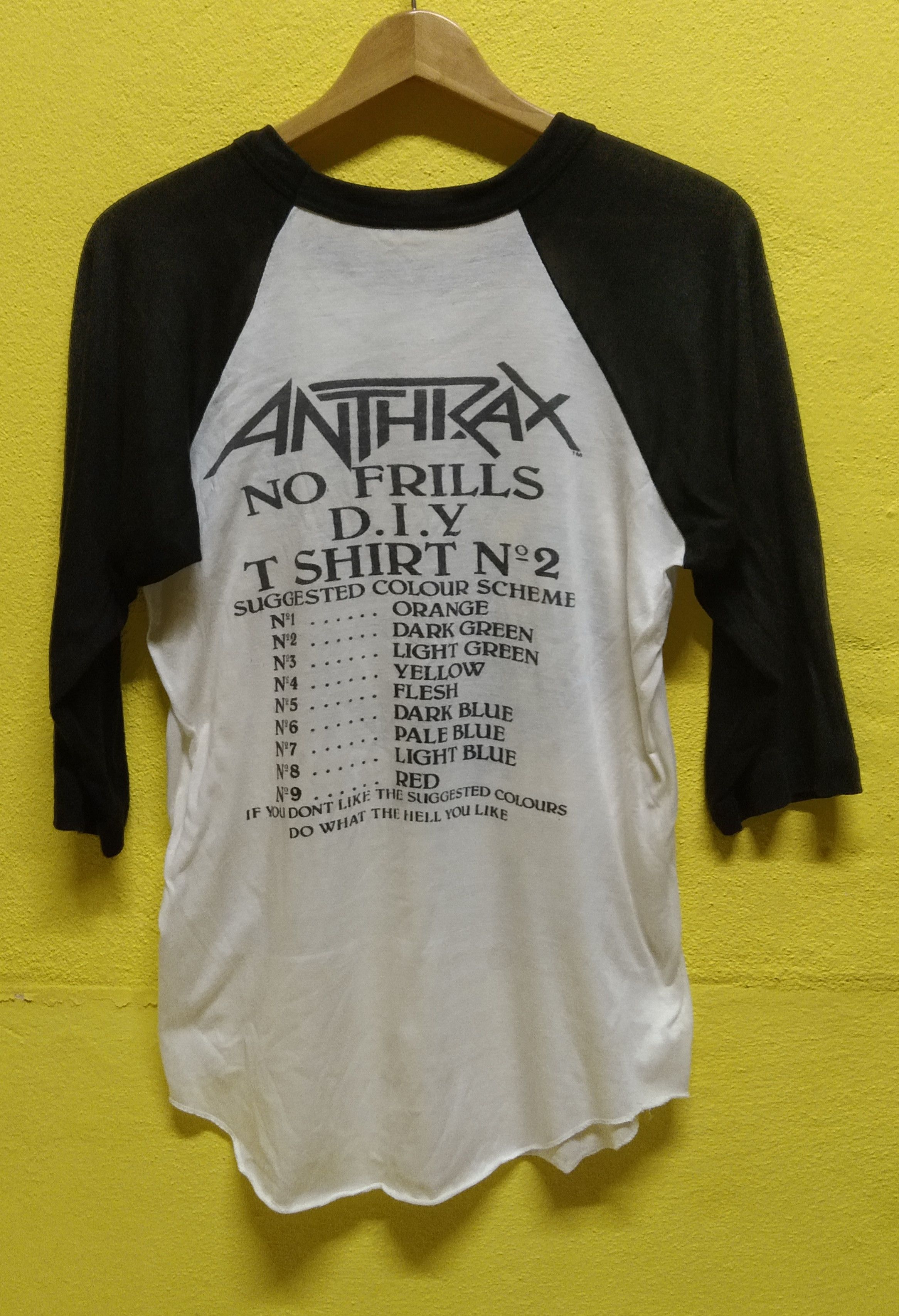 Band Tees Vintage Anthrax 3Q Tees Size US M / EU 48-50 / 2 - 2 Thumbnail