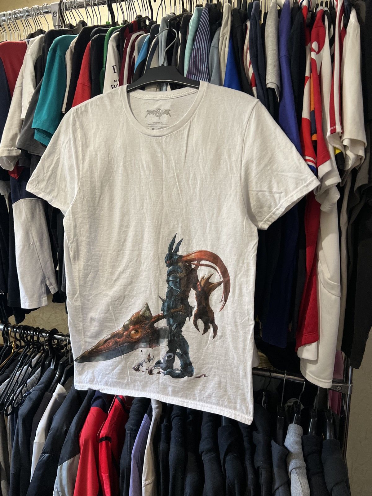 Band Tees VINTAGE SOUL CALIBUR 2 VIDEO GAME NIGHTMARE PLAYSTATION SZ M Size US M / EU 48-50 / 2 - 1 Thumbnail
