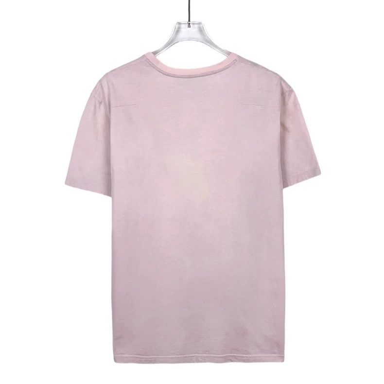 Dior Dior Logo embroidery round-neck pink cotton short-sleeved T Size US M / EU 48-50 / 2 - 2 Thumbnail