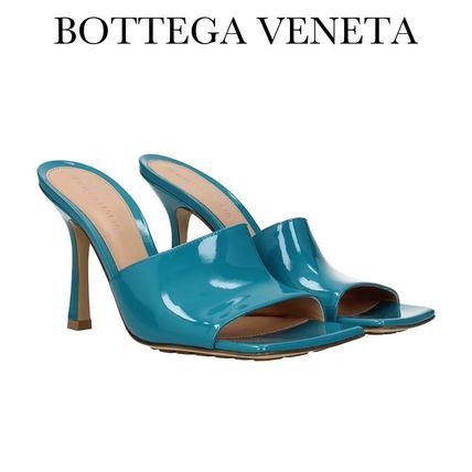 Lido Leather Sandals in blue