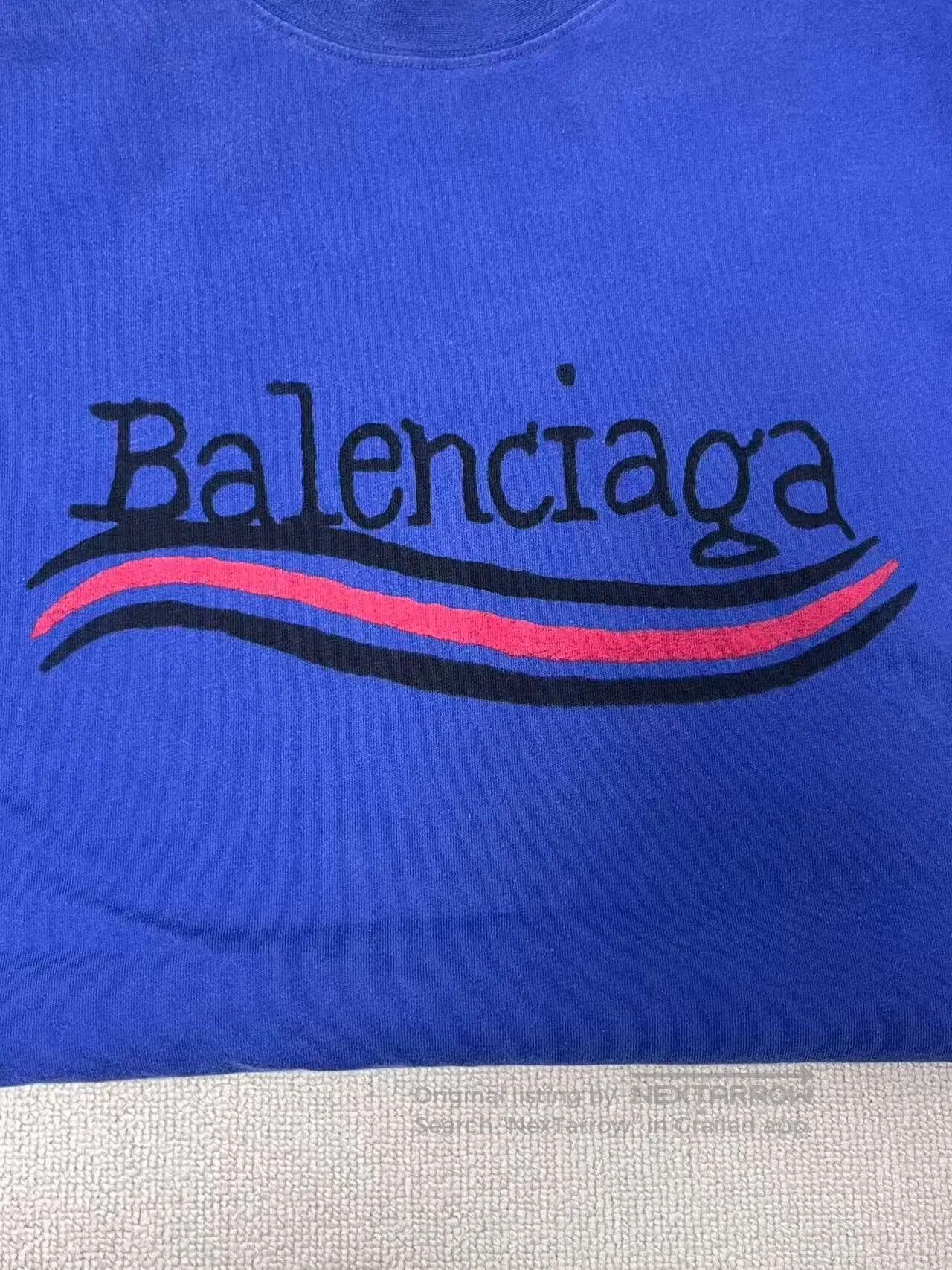 Balenciaga Balenciaga Logo Print Oversized T. Size US S / EU 44-46 / 1 - 3 Thumbnail