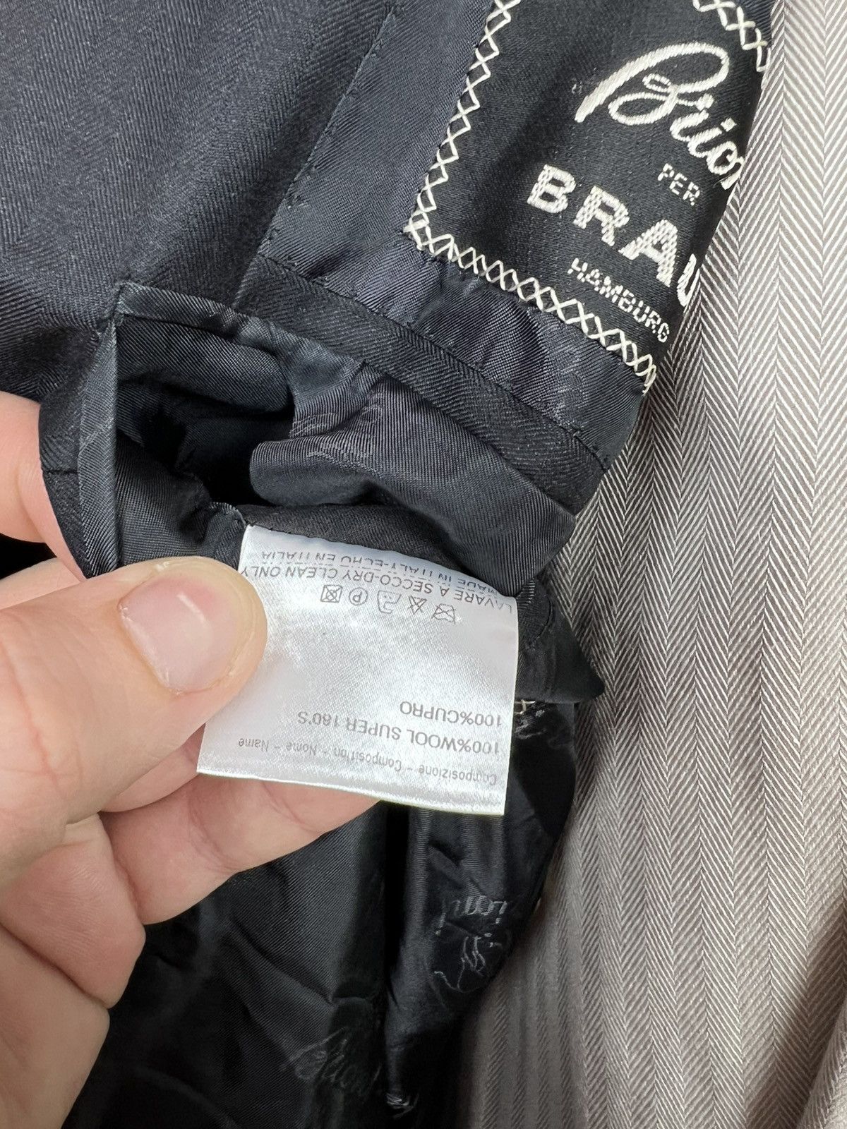 Brioni Brioni parlamento per braun super 180 wool classic blazer Size 50R - 8 Thumbnail