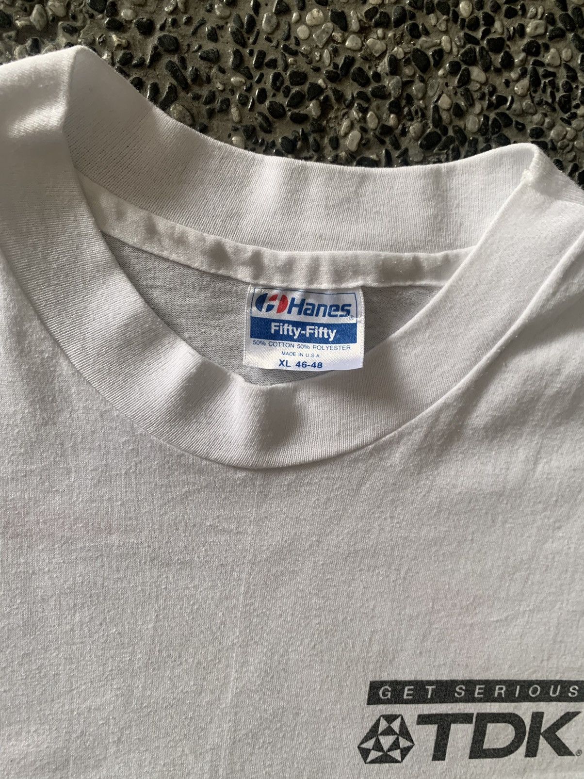 Vintage Vintage 90s TDK DS-X High Output Audio Cassettes Promo Tees Size US XL / EU 56 / 4 - 6 Thumbnail