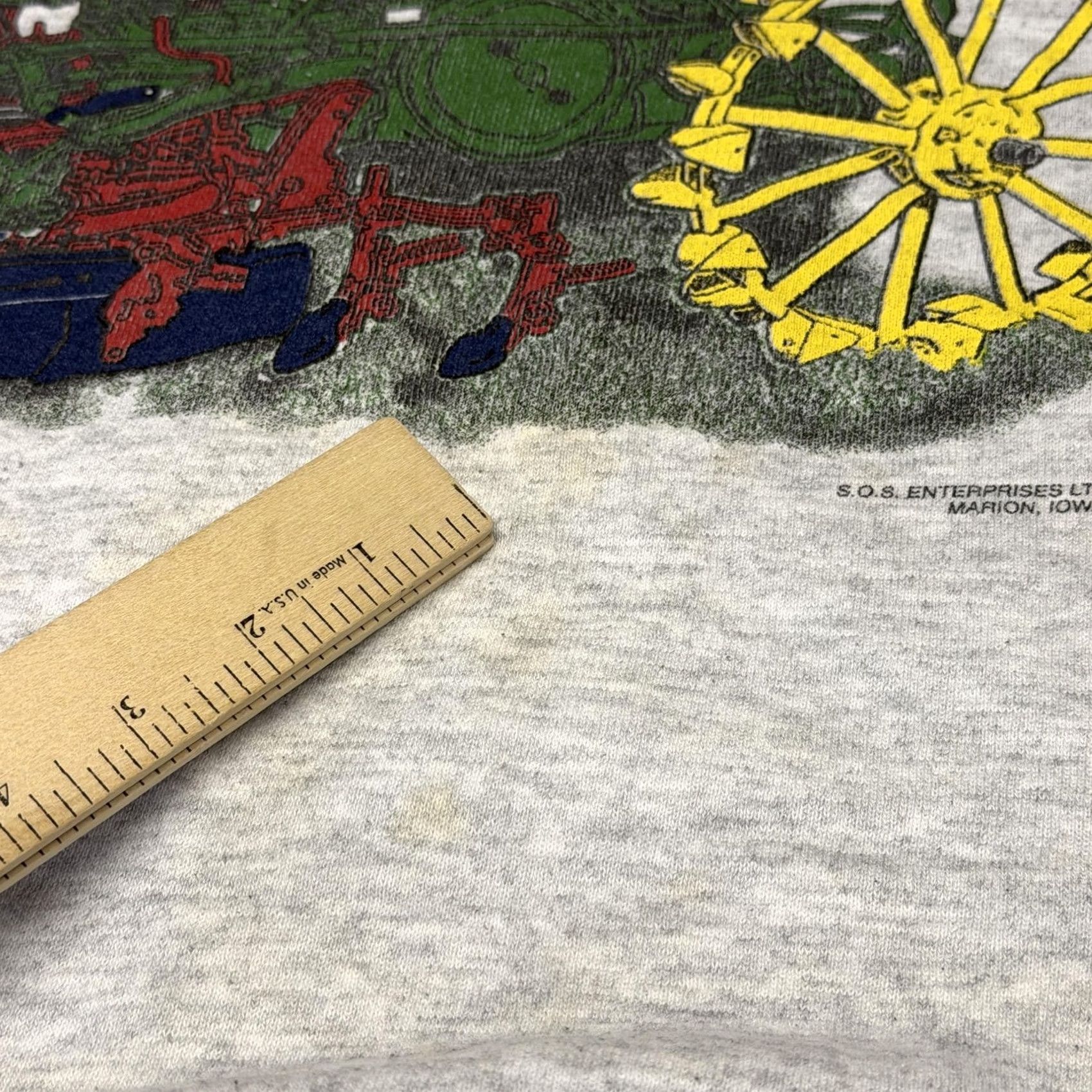 John Deere John Deere Sweatshirt Mens Large Gray Tractor Graphic Fleece Pullover Winter Crewneck Graphic Print Size US L / EU 52-54 / 3 - 3 Thumbnail