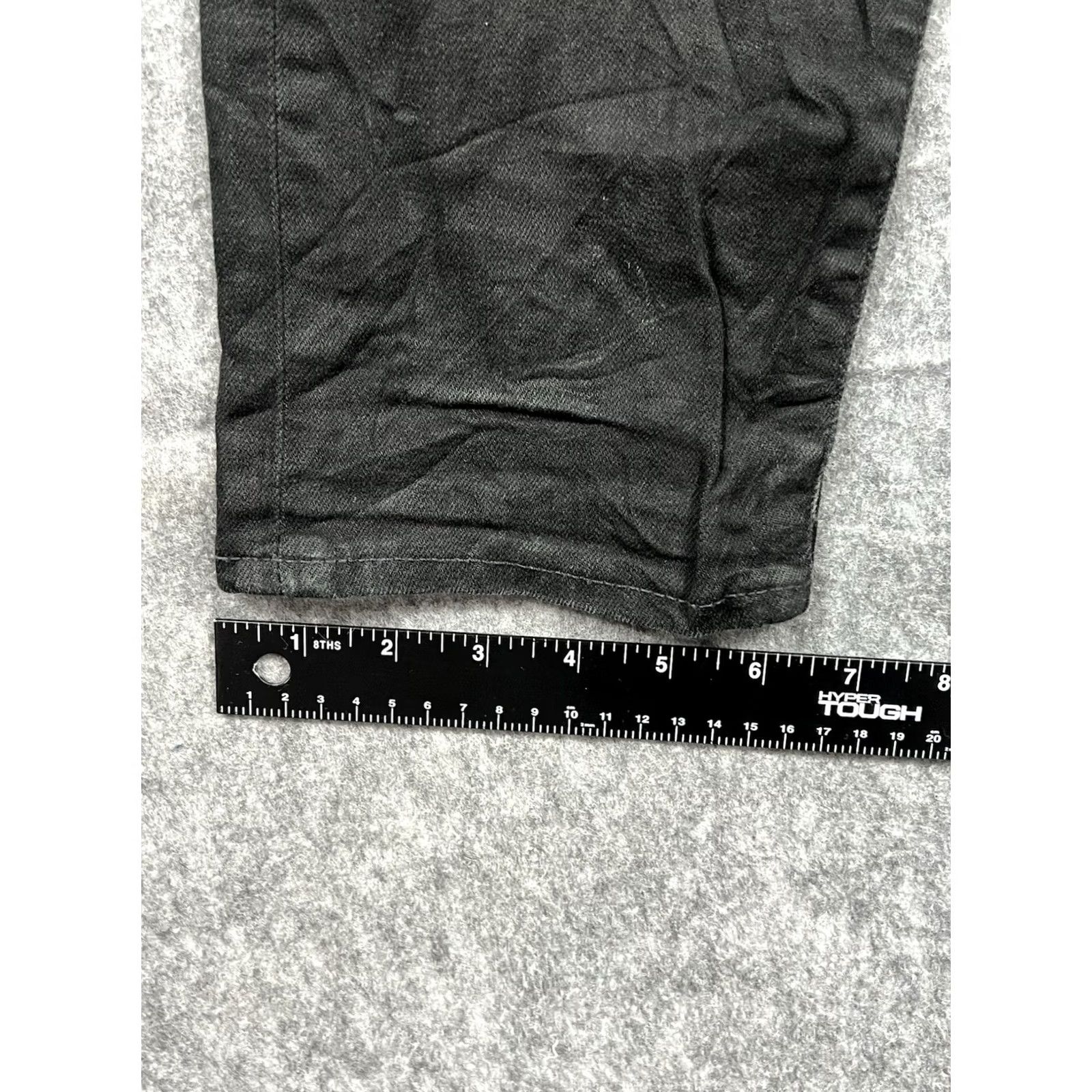 Levi's Levi's 512 Jeans Slim Regular 33x34 Denim Black 90s USA Distressed Mens Size US 33 - 3 Thumbnail