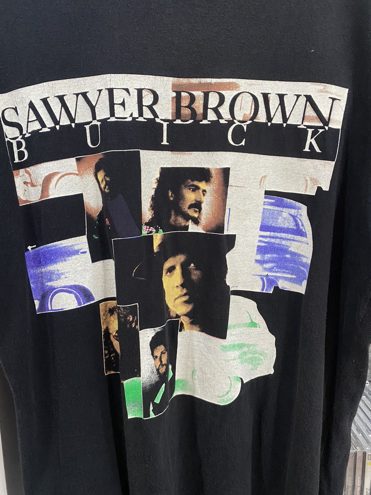 Band Tees × Vintage ✅ VINTAGE SAWYER BROWN Buick album country band shirt Size US L / EU 52-54 / 3 - 3 Thumbnail