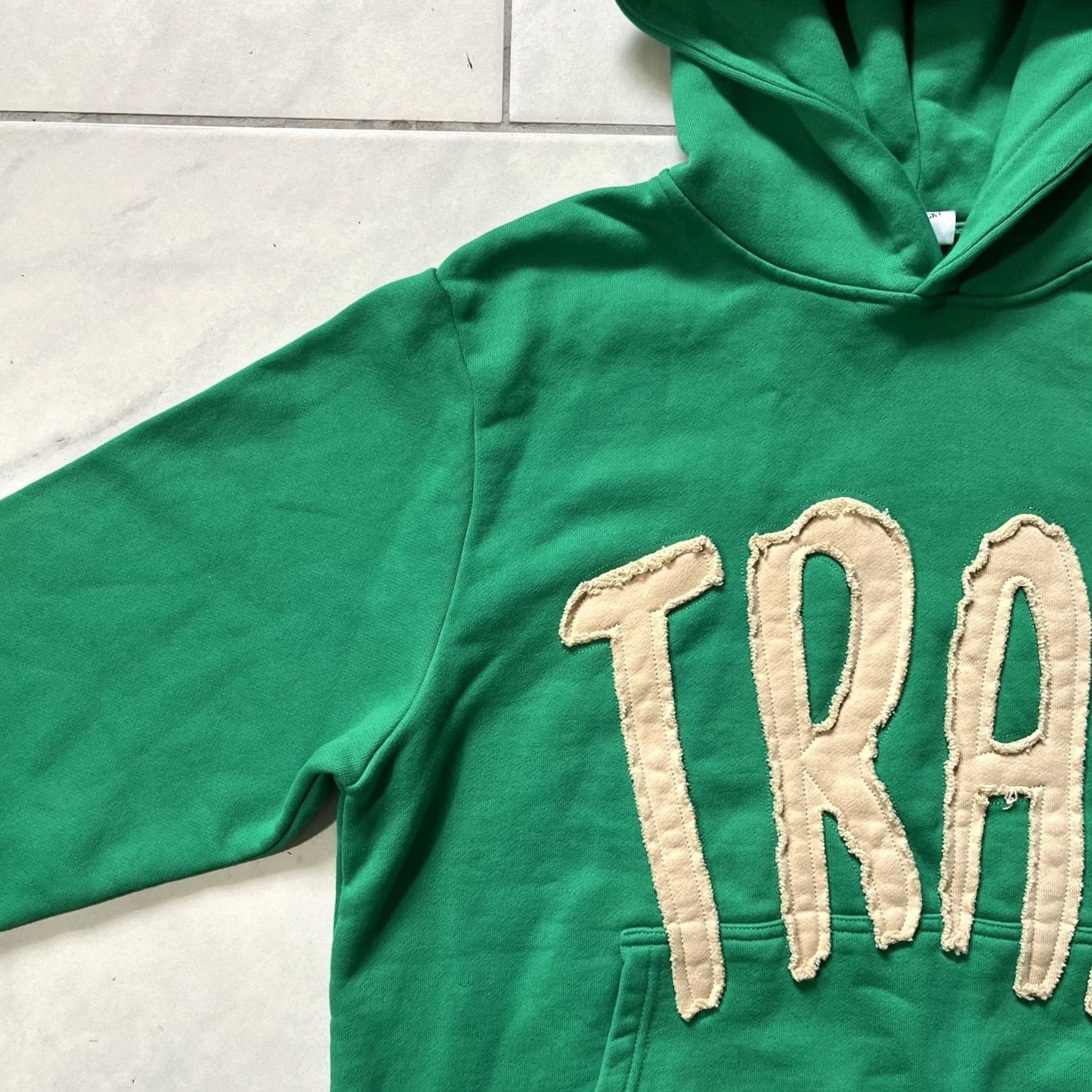 Vintage TRAP Hoodie Sweatshirt Small Men Pullover Green Logo Vintage: No Size US S / EU 44-46 / 1 - 7 Thumbnail