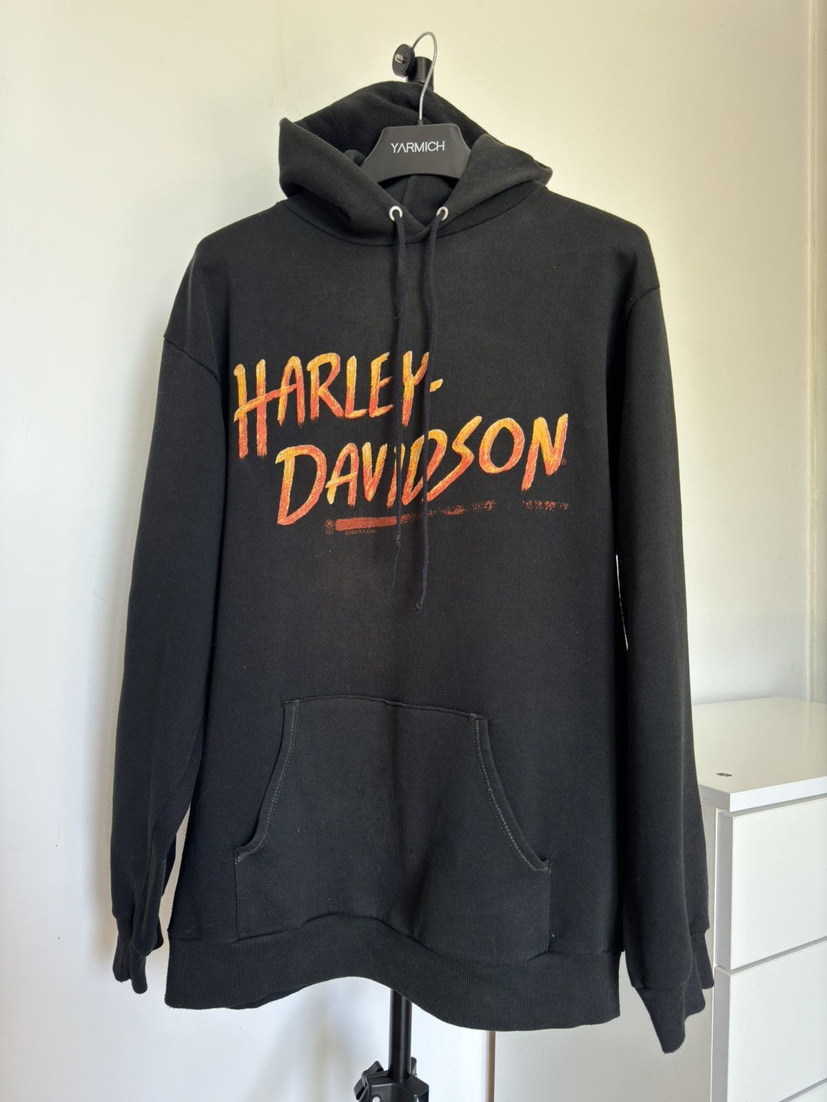 Harley Davidson Vintage 1987 Harley Davidson Jerzees Hoodie Size US XL / EU 56 / 4 - 1 Thumbnail