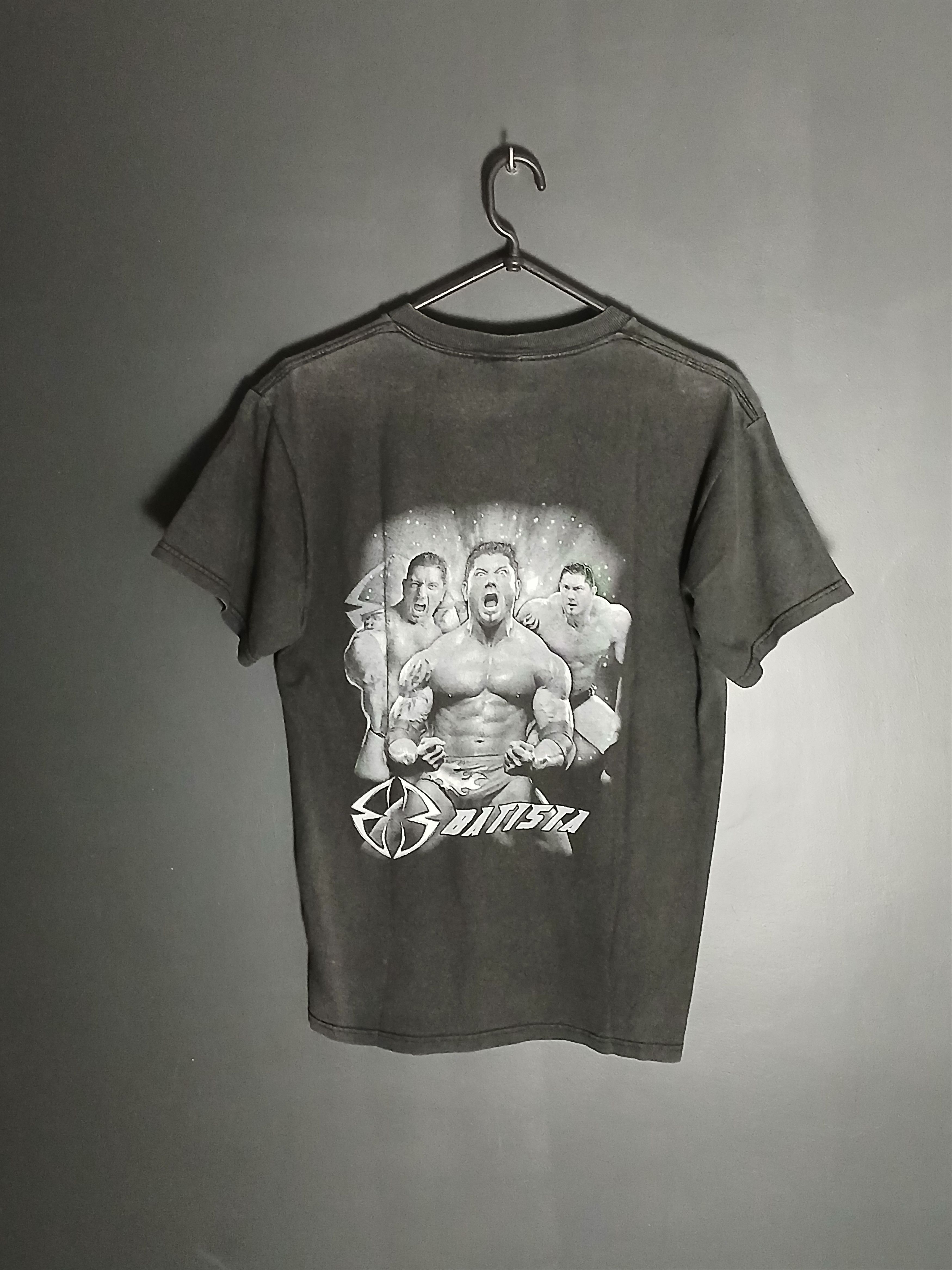 WWE × WWF Batista Wrestling T-Shirt Size US L / EU 52-54 / 3 - 2 Thumbnail