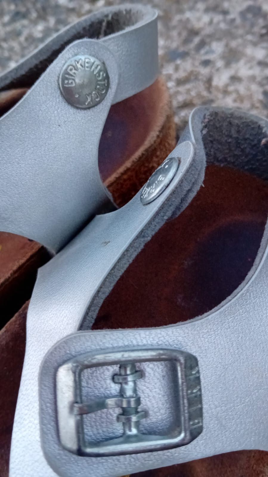Birkenstock Birkenstock Yara Sandals Ankle Strap silver sz 36 Size US 6 / IT 36 - 7 Thumbnail