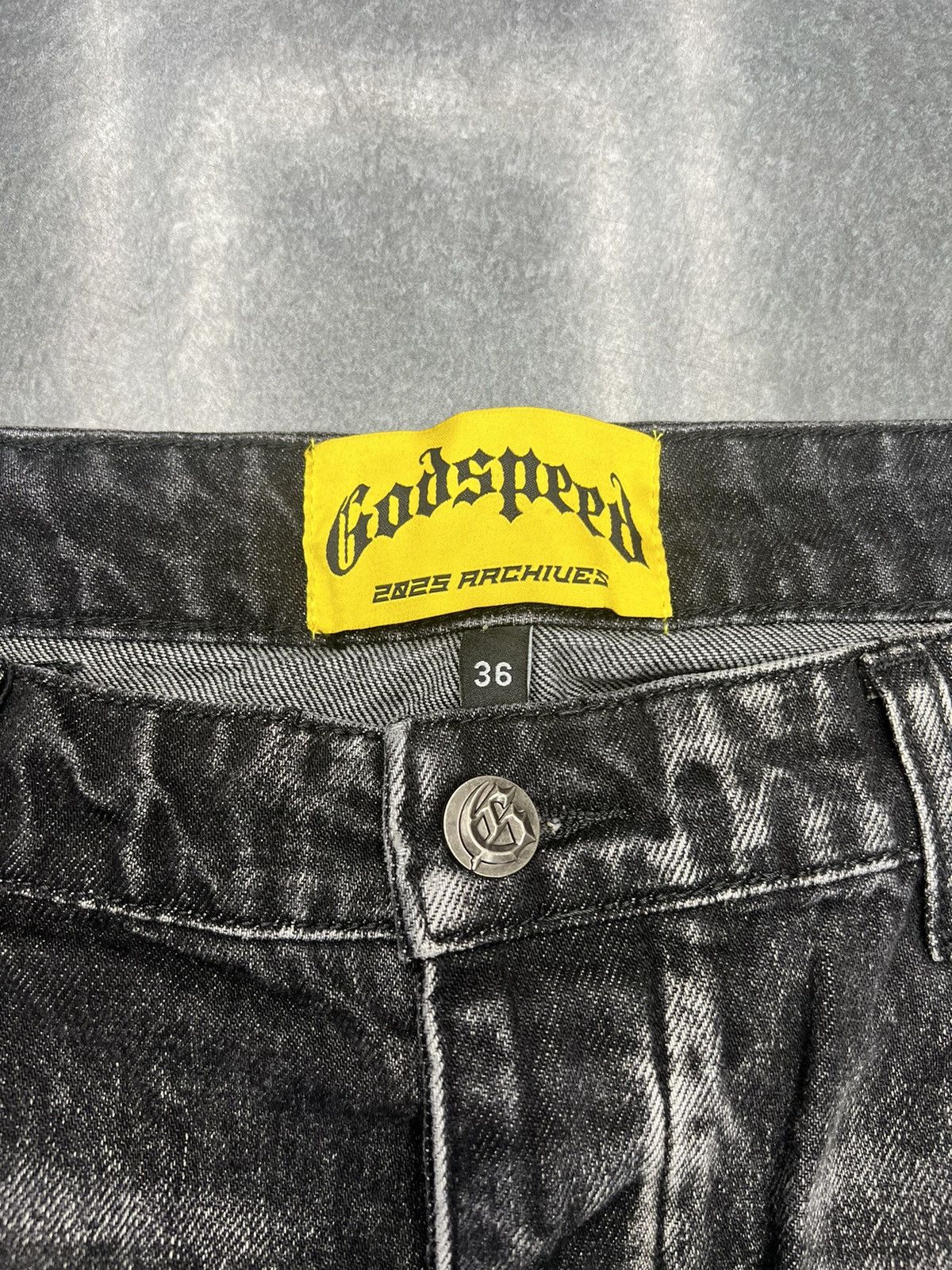 Godspeed Godspeed Octagon Cargo Denim Shorts Size US 36 / EU 52 - 4 Thumbnail