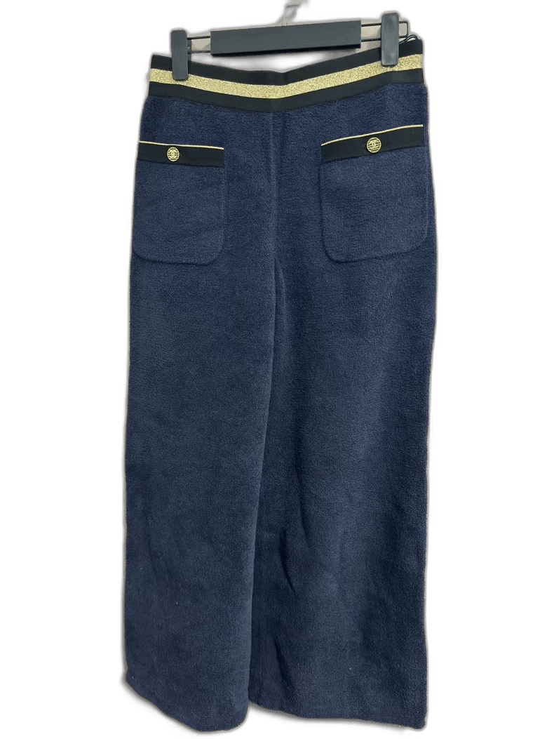 Chanel Chanel Navy Towel Long Pants -2505 Size US 38 / EU 54 - 1 Thumbnail