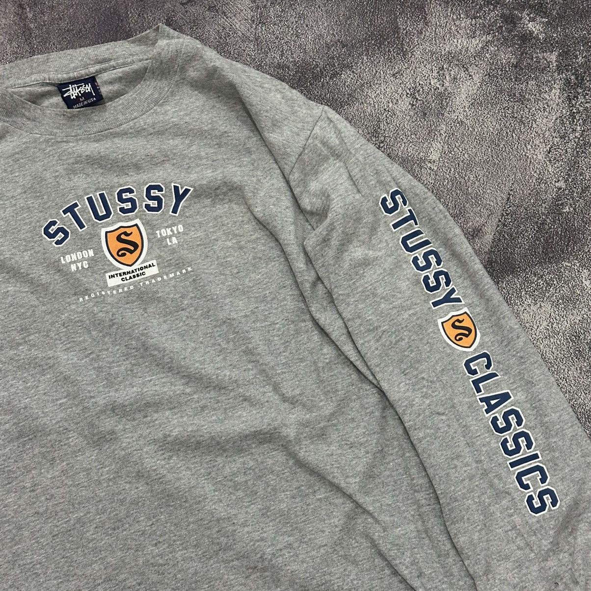 Stussy × Vintage Vintage Stussy long sleeve shirt international classic Size US M / EU 48-50 / 2 - 3 Thumbnail