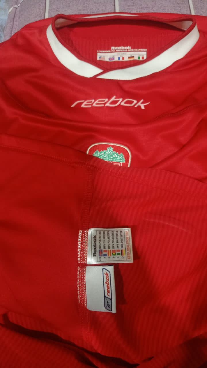 Vintage Vintage Liverpool 2002/2003 Home Jersey Size US XL / EU 56 / 4 - 4 Thumbnail