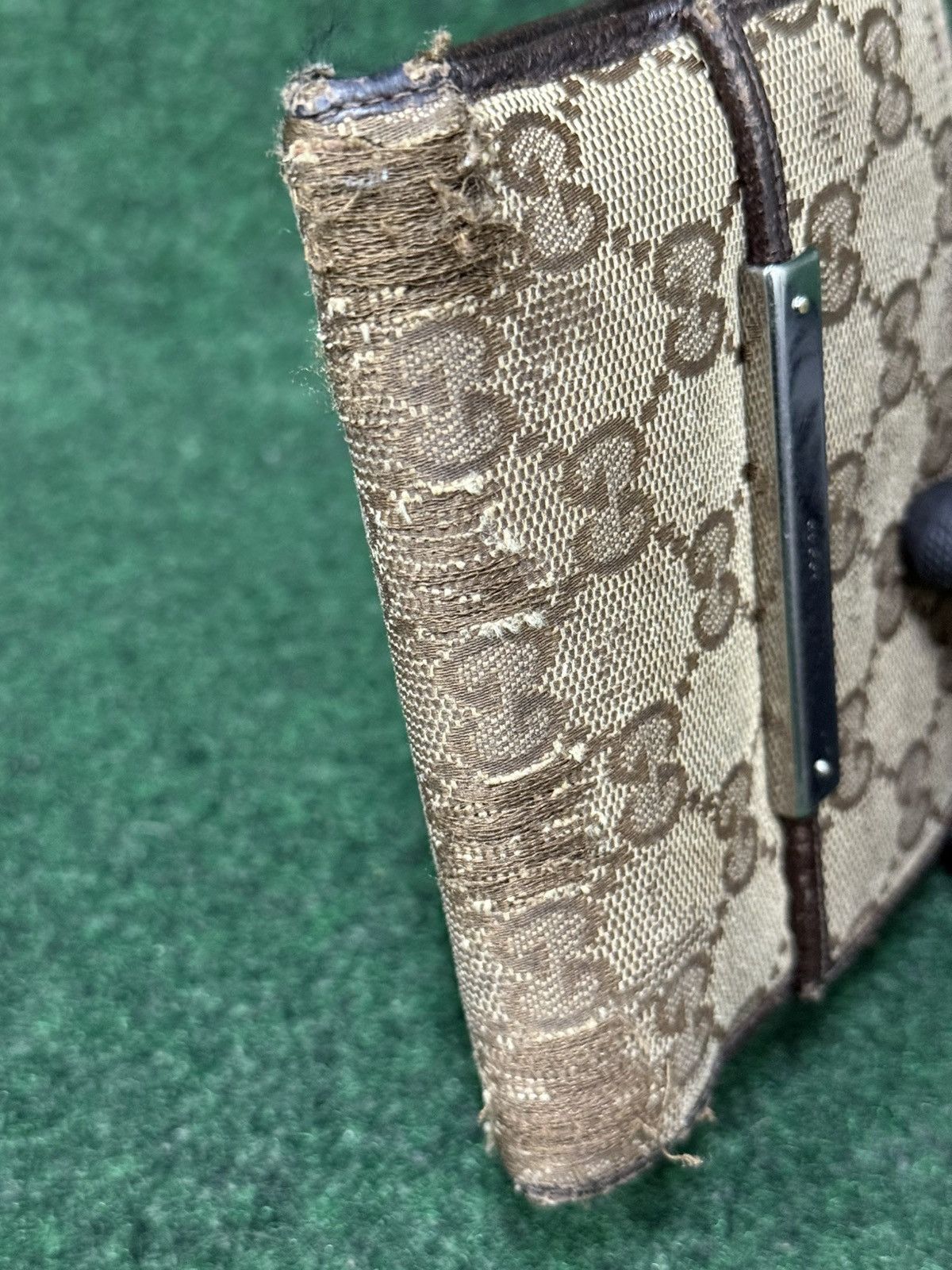 Gucci Vintage Gucci Monogram French Flap Wallet Size ONE SIZE - 4 Thumbnail