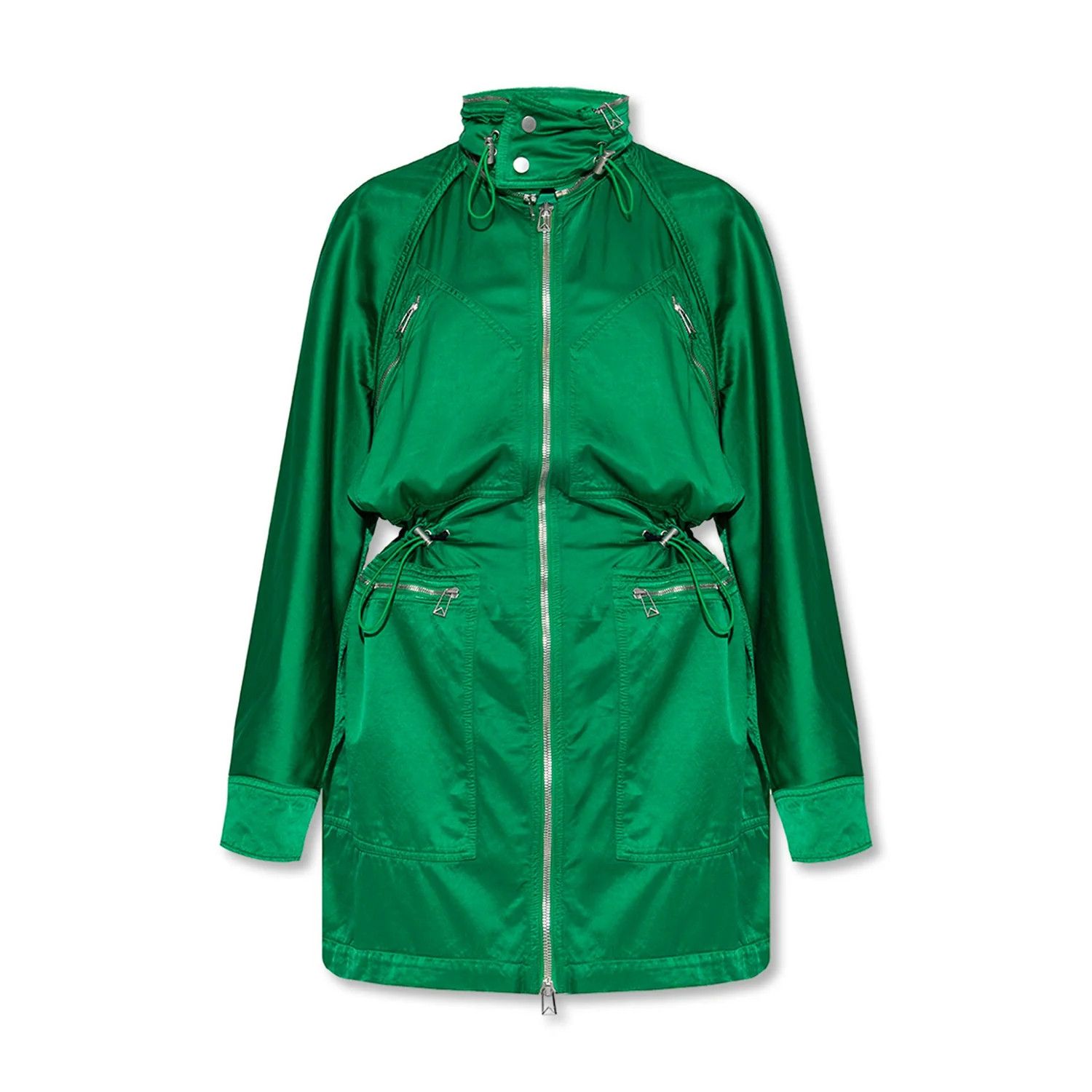 Bottega Veneta o1y0725 Coat in Green Size XS / US 0-2 / IT 36-38 - 1 Thumbnail