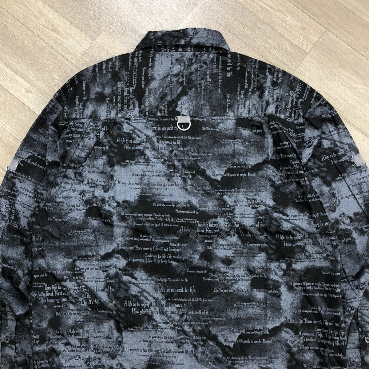 If Six Was Nine × Japanese Brand × Le Grande Bleu (L.G.B.) 2000s Slash Number H Anarchy Punk Lgb Style Button Shirt Size US M / EU 48-50 / 2 - 18 Thumbnail