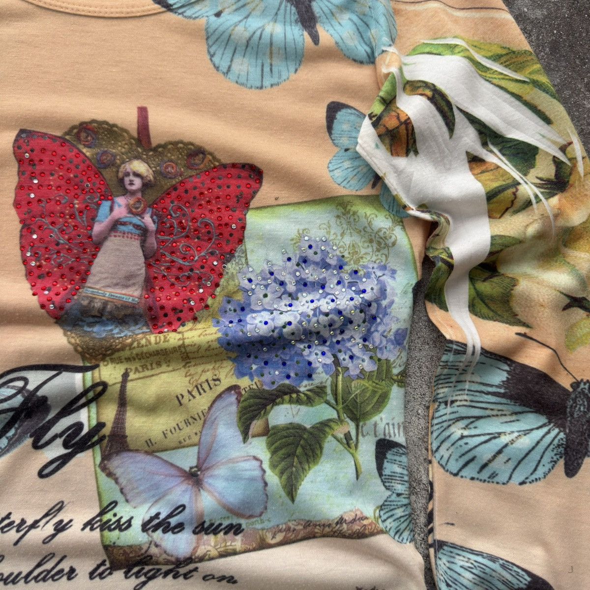 20471120 × Japanese Brand × Vintage JPG Jean Paul Gaultier Style Vintage Long Sleeve Top Size M / US 6-8 / IT 42-44 - 9 Thumbnail