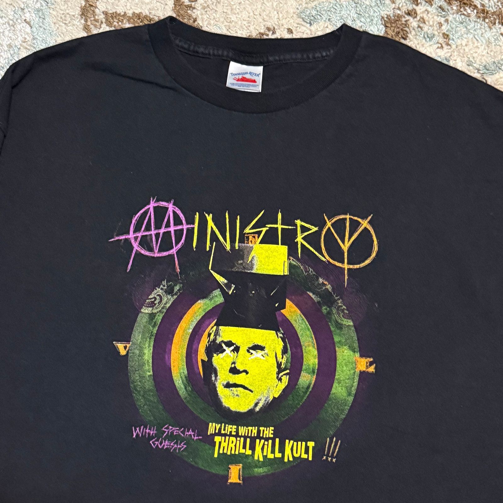 2004 Ministry Evil Doer Tour Shirt w/ Thrill Kill Kult XL
