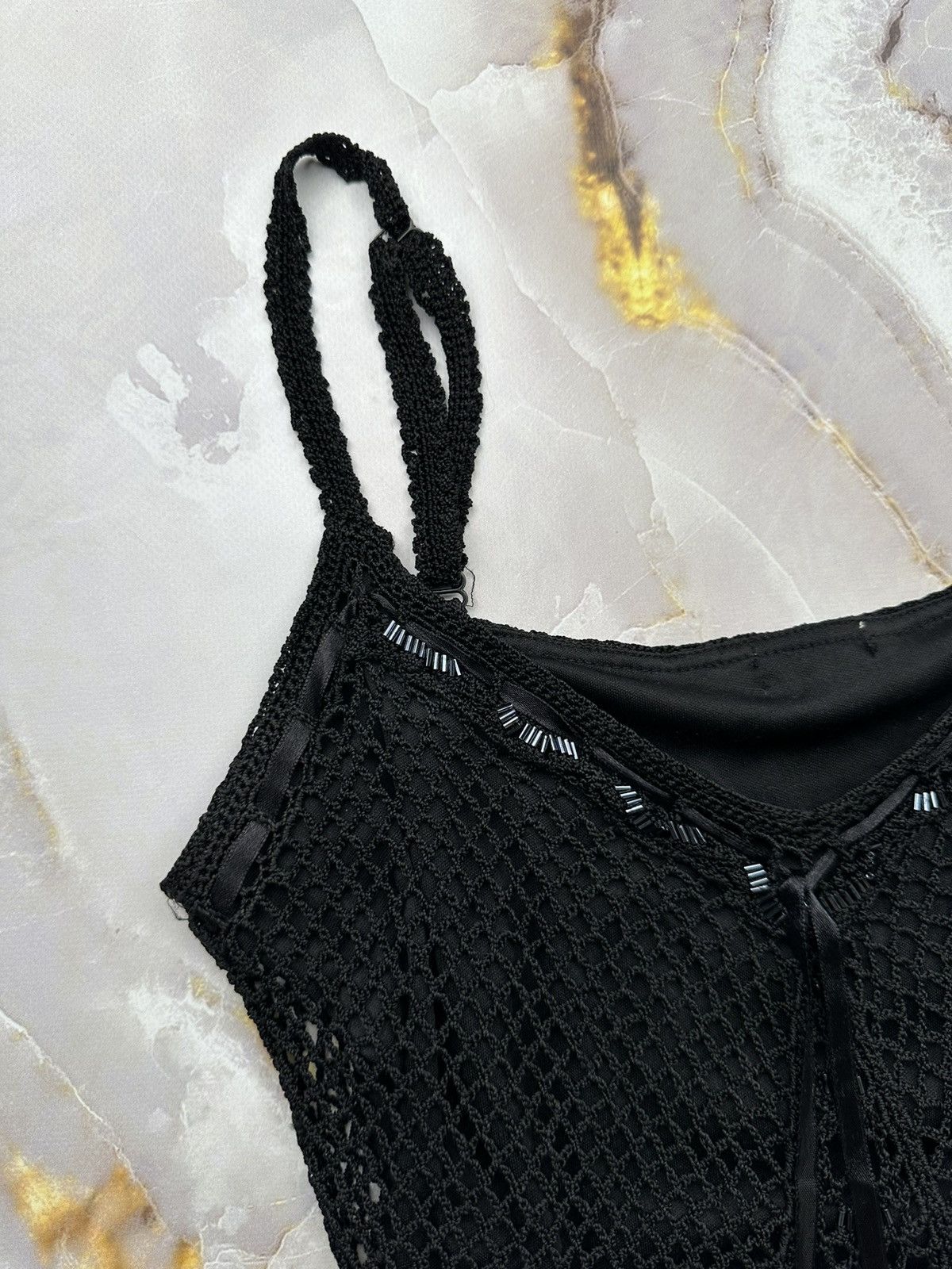 Japanese Brand Vintage Knit Tank Top Size XS / US 0-2 / IT 36-38 - 2 Thumbnail
