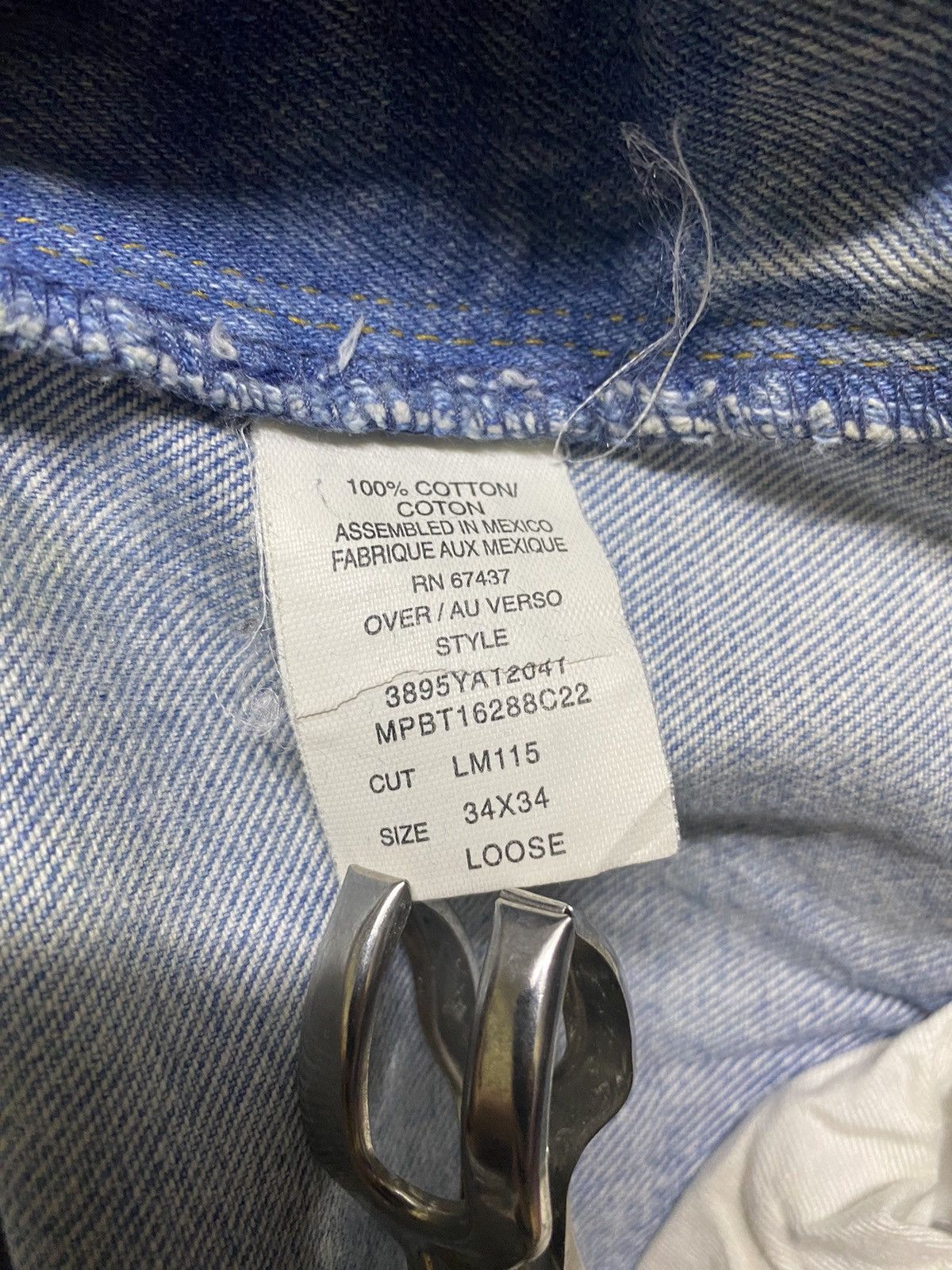 Polo Ralph Lauren × Ralph Lauren × Vintage Ralph Lauren Polo Jeans Co. Relaxed Loose Denim Jeans 34x34 Size US 34 / EU 50 - 15 Thumbnail
