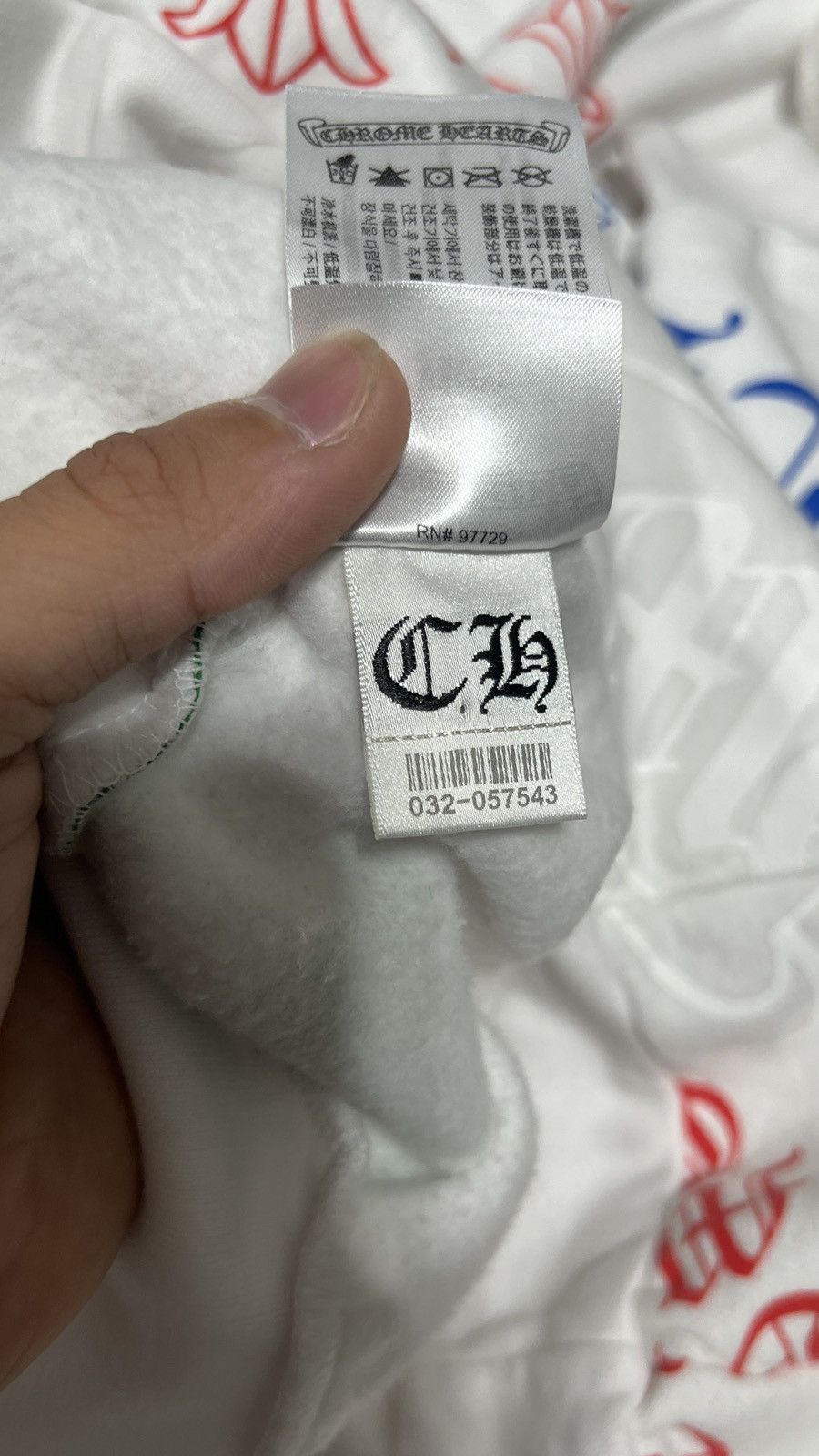 Chrome Hearts Chrome Hearts Stencil White Hoodie Size US XS / EU 42 / 0 - 9 Thumbnail