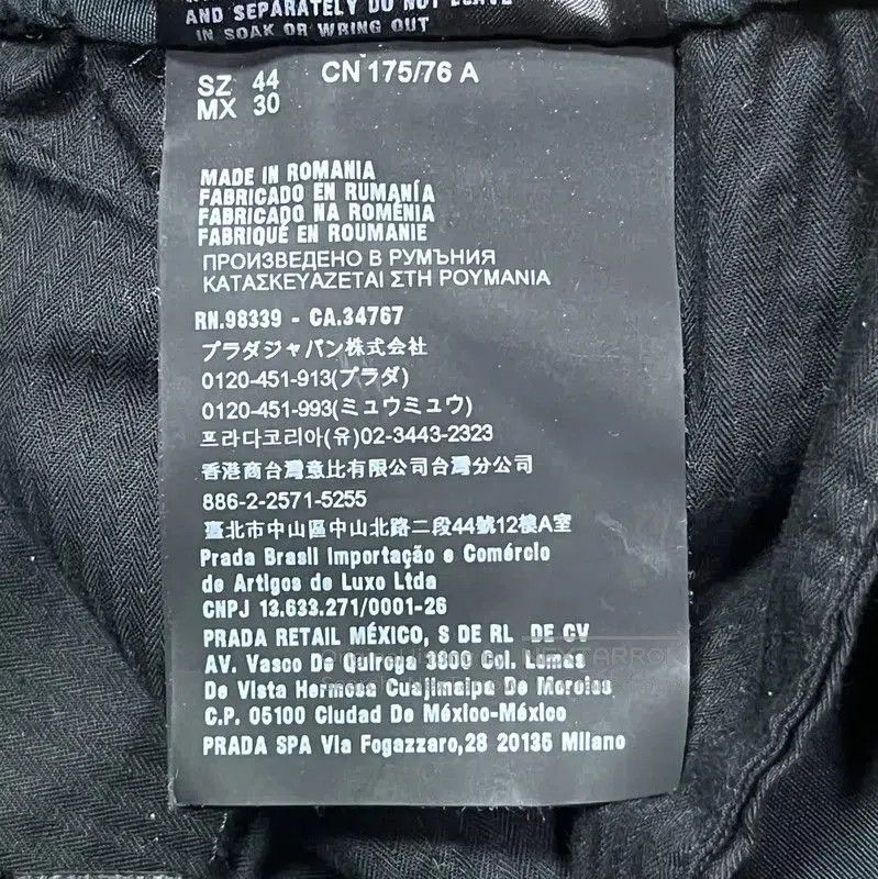Prada Prada Black Casual Pants for Men. Size US 38 / EU 54 - 3 Thumbnail