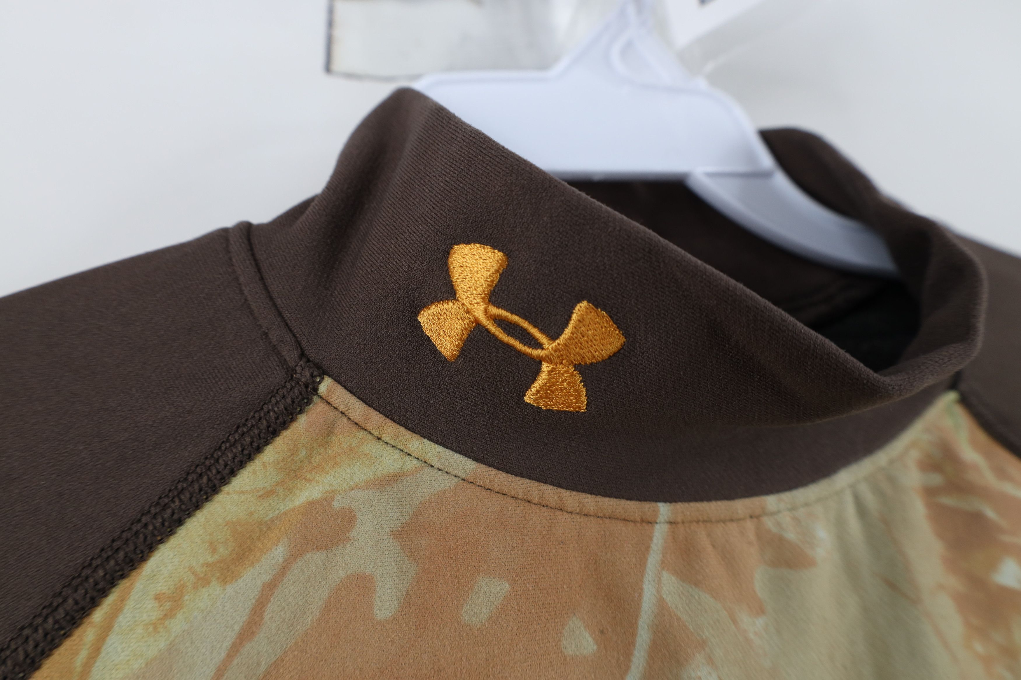 Under Armour Vintage Under Armour Tactical Camouflage Mock Neck Shirt Size US L / EU 52-54 / 3 - 4 Thumbnail