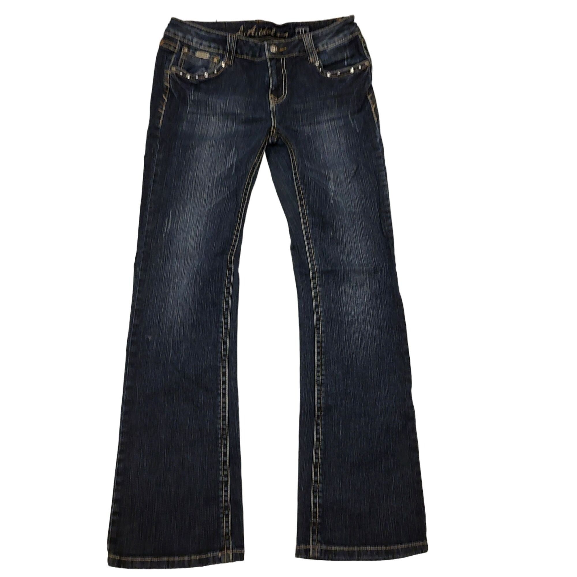 Other L.A. Idol USA Fashion Jeans Bootcut Blue Jeans Bling Embroid Size 32" / US 10 / IT 46 - 1 Thumbnail