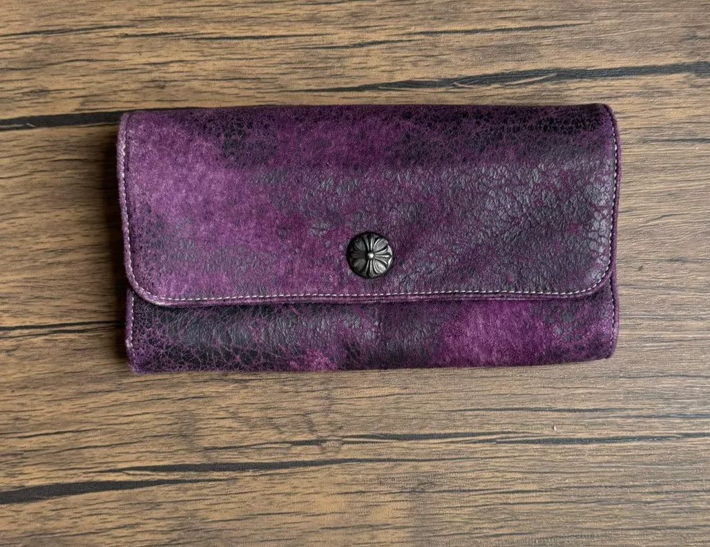 Chrome Hearts chrome hearts long wallet in purple Size ONE SIZE - 1 Thumbnail