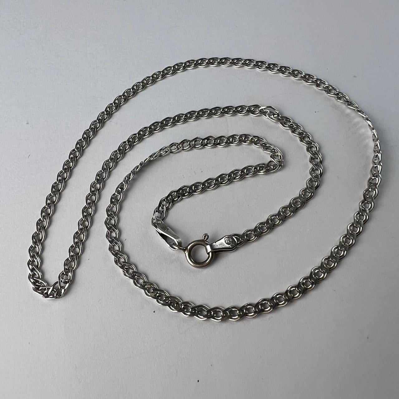 Sterling Silver Vintage Sterling Silver 925 Chain Necklace Signed 5gr Size ONE SIZE - 5 Thumbnail