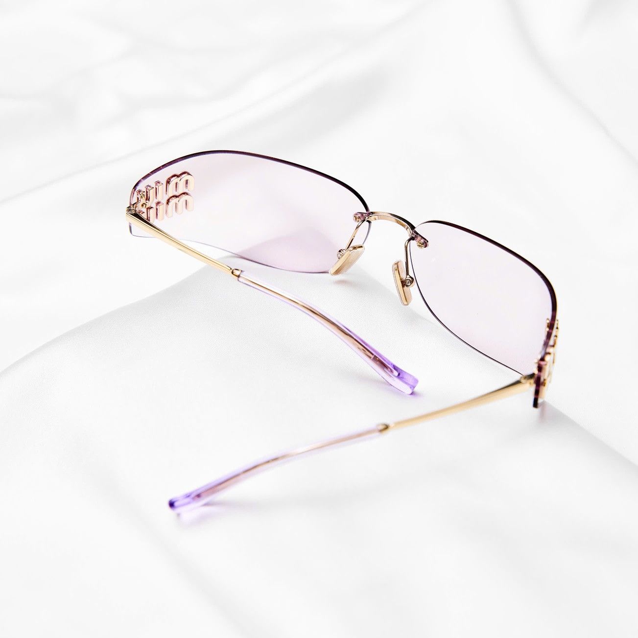 Miu Miu MIU MIU 0MU A51S ZVN90O SUNGLASSES Size ONE SIZE - 7 Thumbnail