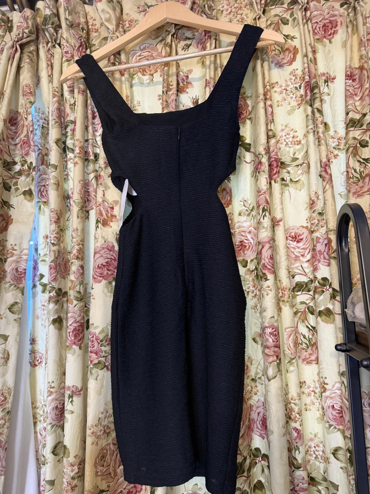 Other Rumer Rosa Square Neck Mini Dress - Black XS Size XS / US 0-2 / IT 36-38 - 4 Thumbnail