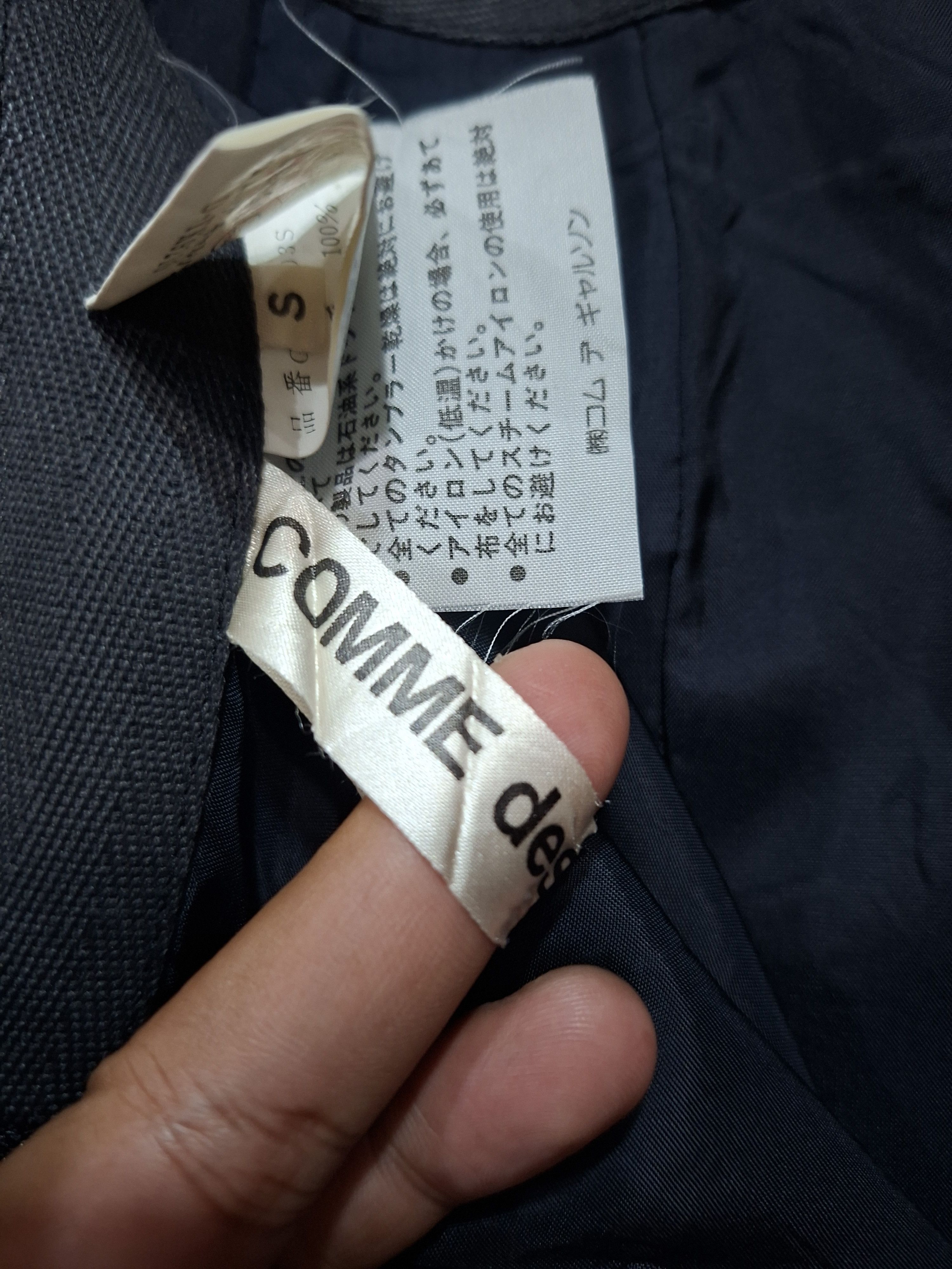 Comme des Garcons COMME DES GARCONS AD 1992 WOOL MIDI SKIRT Size 27" / US 4 / IT 40 - 8 Thumbnail
