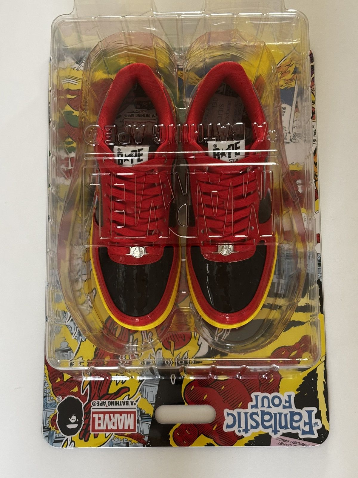Bape Authentic ape bape bape sta x marvel F4 the human torch new Size US 9 / EU 42 - 18 Thumbnail