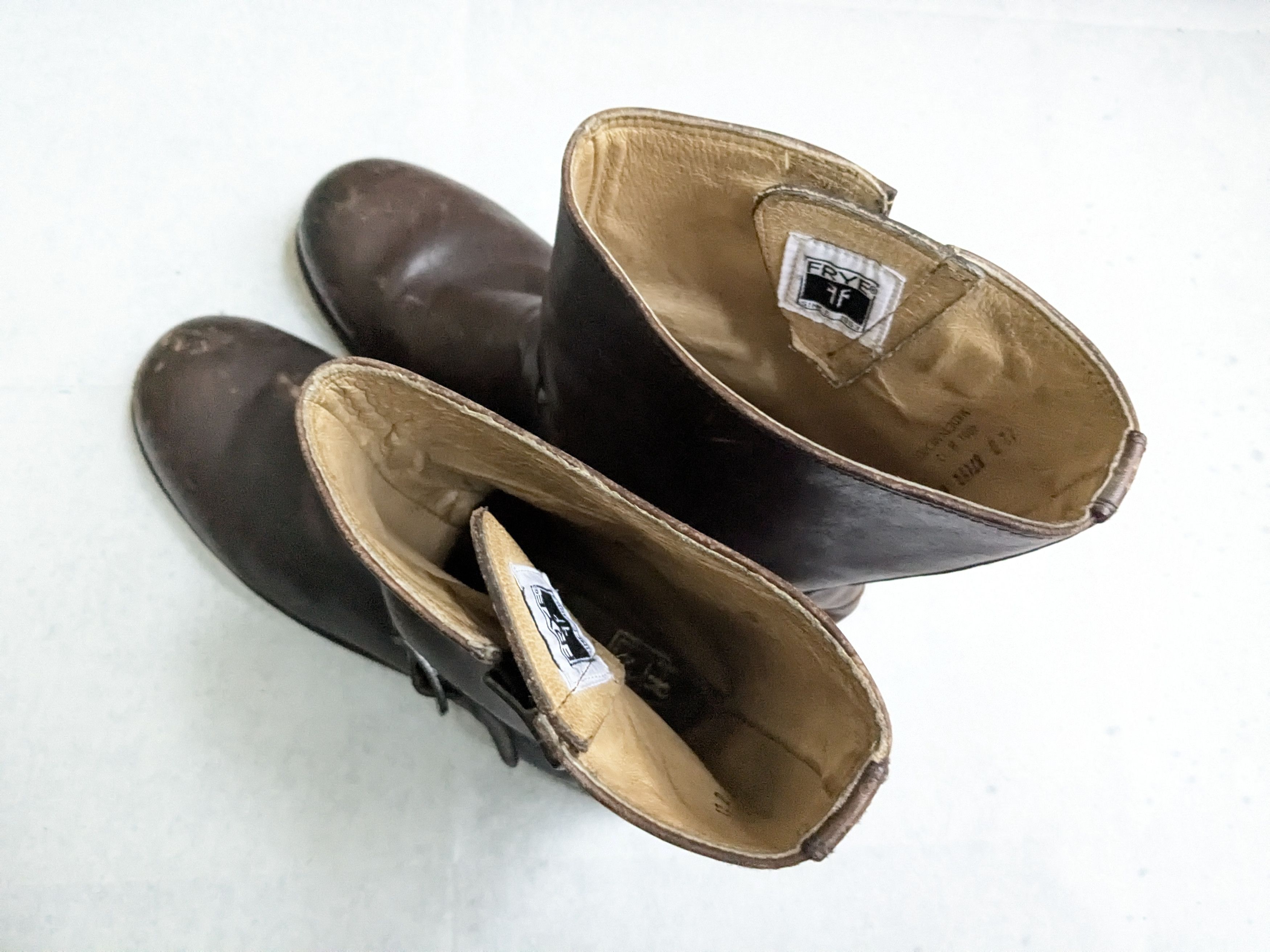Frye Frye Engineer Boots Brown Leather 12 D Leather Buckle Size US 12 / EU 45 - 13 Thumbnail