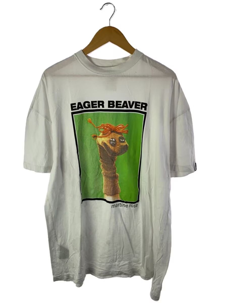 EAGER BEAVER Tシャツ Martine Rose Martine Rose - Classic T-Shirt - Vanilla Eager Beaver