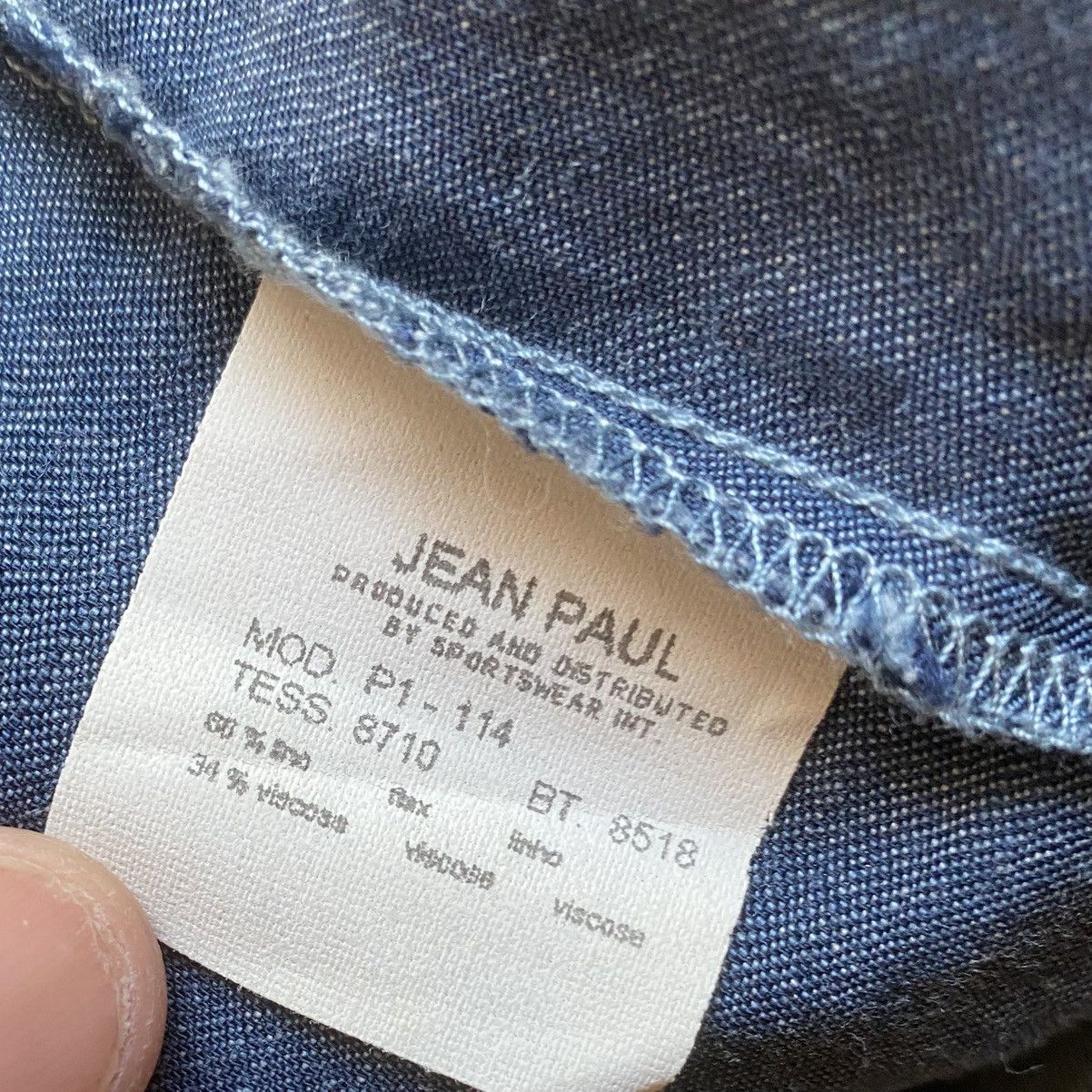 Jean Paul Gaultier Gaultier Logo Denim Shirt Size US L / EU 52-54 / 3 - 5 Thumbnail