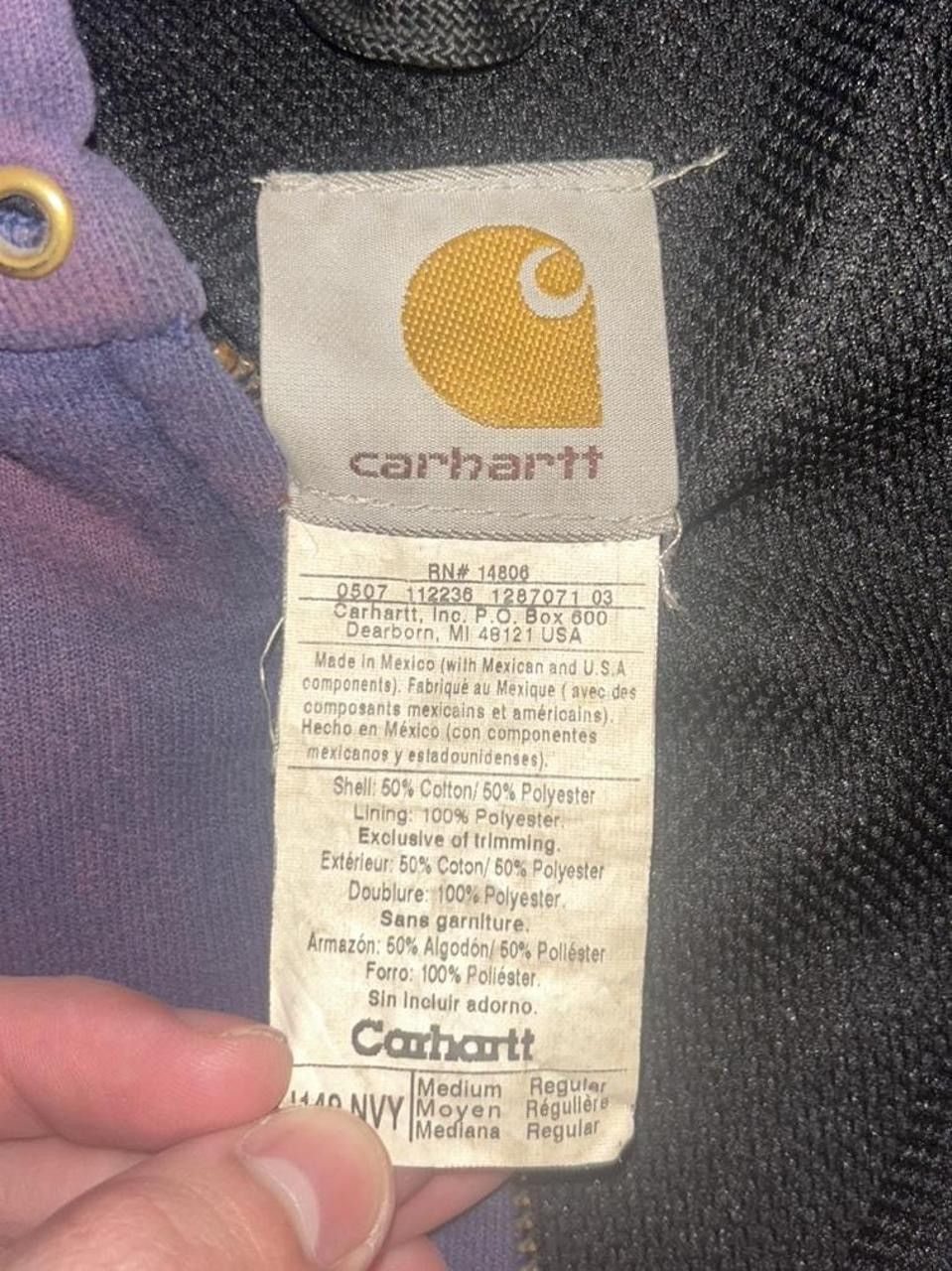 Carhartt Vintage faded carhartt zip up hoodie Size US M / EU 48-50 / 2 - 4 Thumbnail