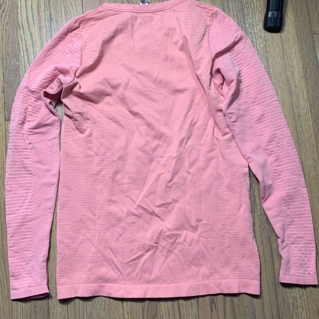 Athleta Athleta Long Sleeve L Women Multicolor Casual Shirt Size L / US 10 / IT 46 - 6 Thumbnail