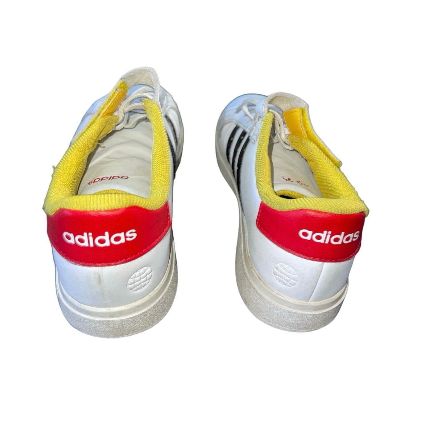 Adidas Disney Collab Mickey Mouse Grand Court Youth Sneaker Size 5 Size US 5 / IT 35 - 3 Thumbnail