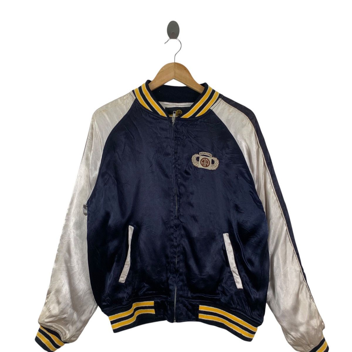 Vintage Vintage ALL AMERICANS AIRBORNE Military Sukajan Bomber Size US M / EU 48-50 / 2 - 5 Thumbnail