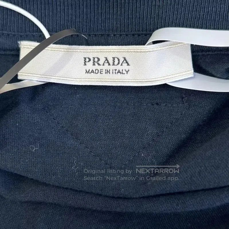 Prada Prada Black Cotton Short Sleeve T-Shirt. Size XS / US 0-2 / IT 36-38 - 5 Thumbnail