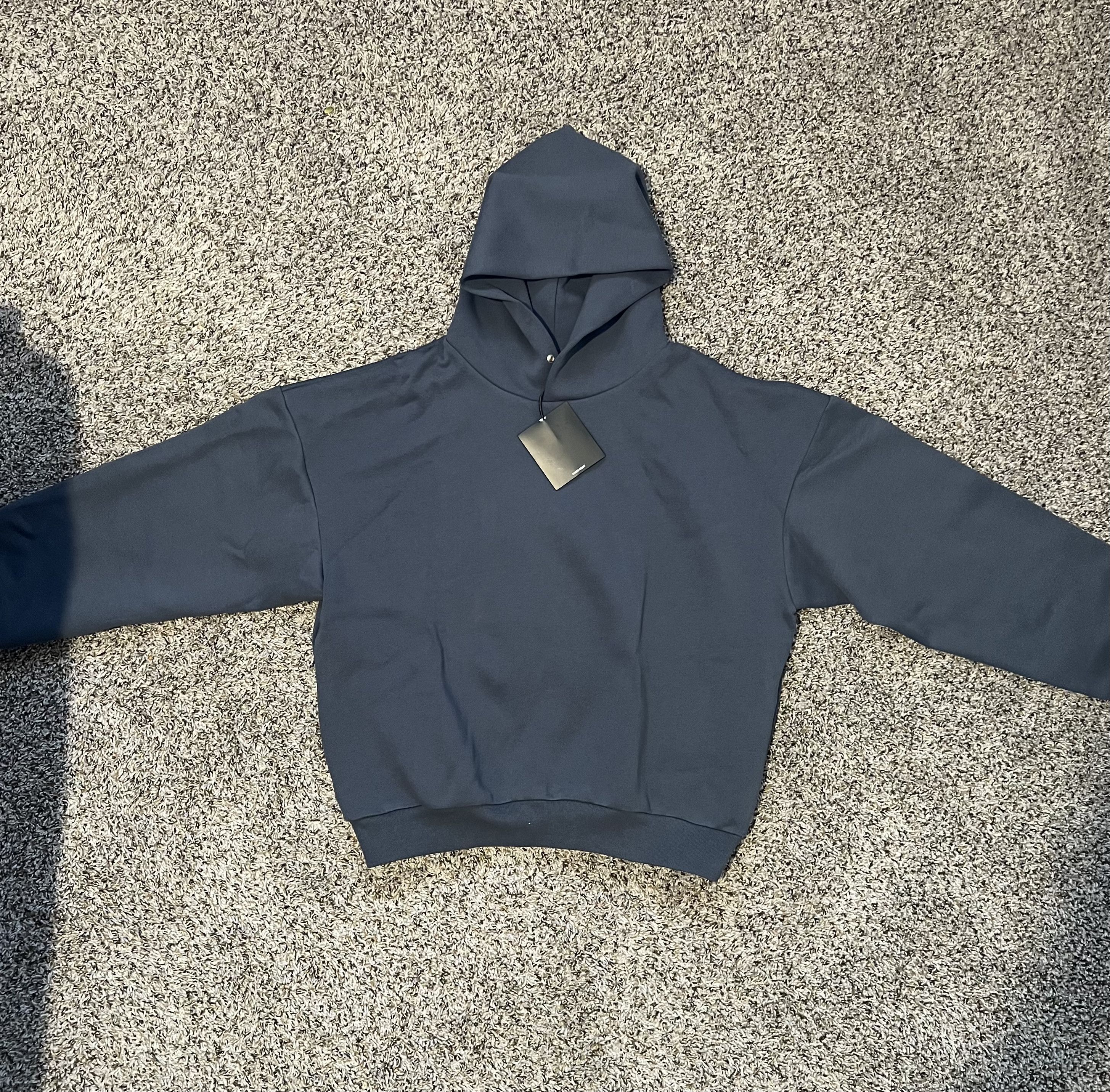 image of Haven Court V4 Bonded Hoodie (Gray Blue) in Blue Gray, Men's (Size Large)