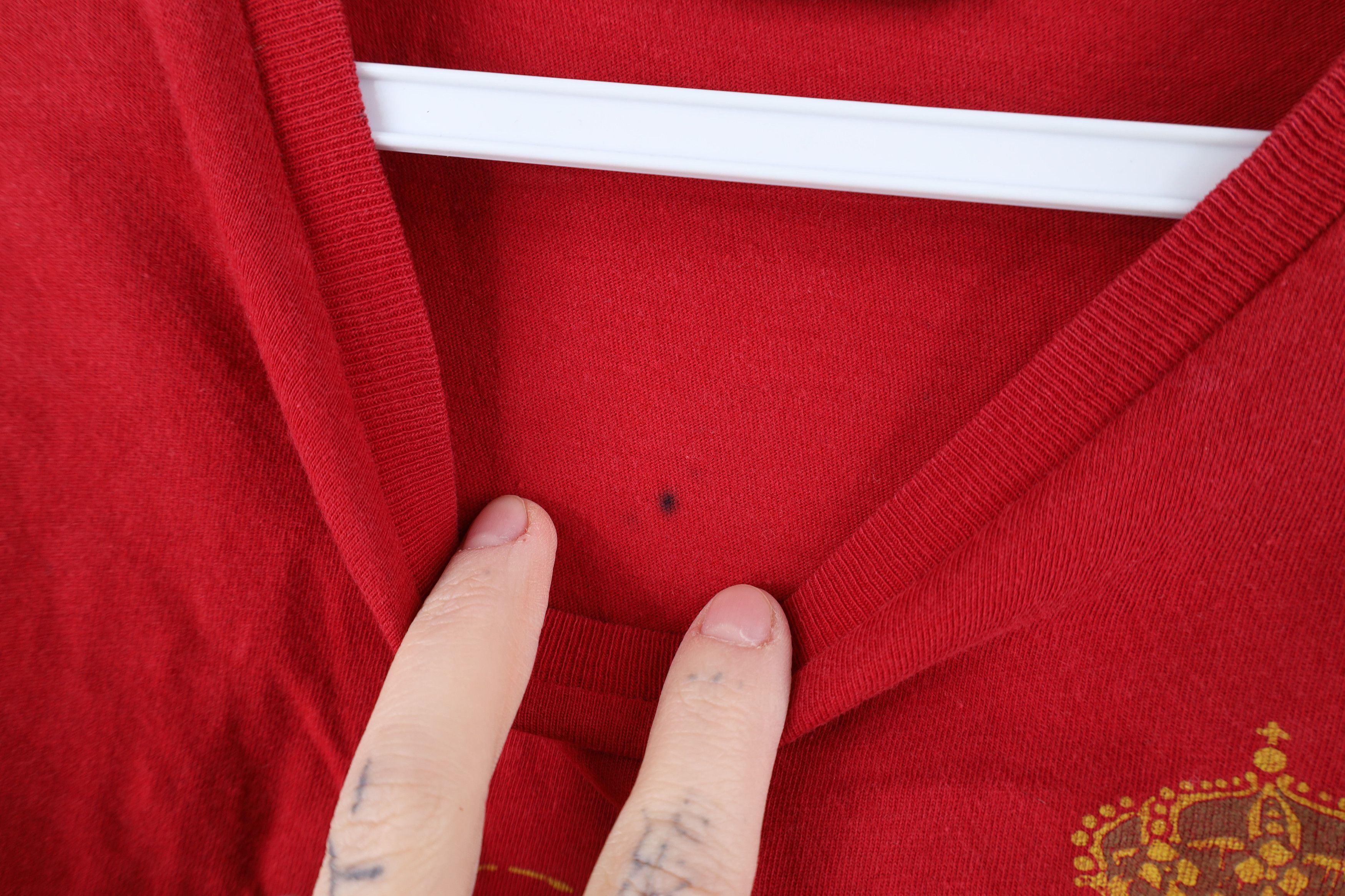 Ralph Lauren Vintage 90s Ralph Lauren Lion Crest Bleecker T-Shirt Red Size US S / EU 44-46 / 1 - 12 Thumbnail