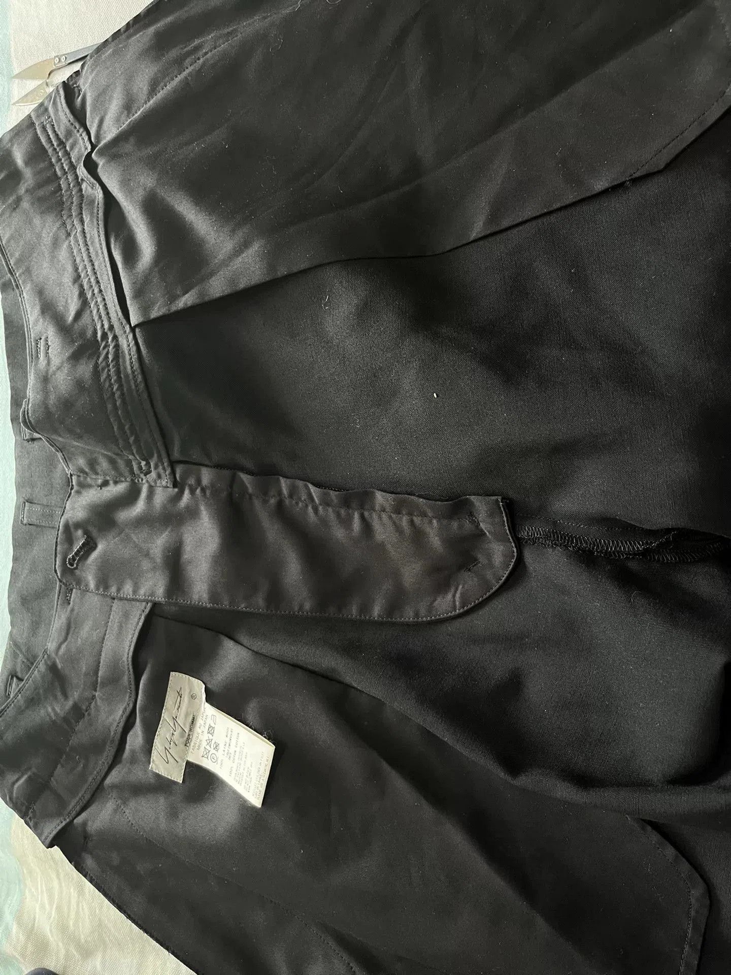 Yohji Yamamoto Yohji Yamamoto Black Wool Culottes. Size 24" / US 00 / IT 34 - 7 Thumbnail