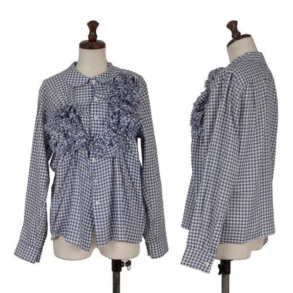 Other Comme Des Garcons Blue Retro Pattern Design Shirt Size M / US 6-8 / IT 42-44 - 1 Thumbnail