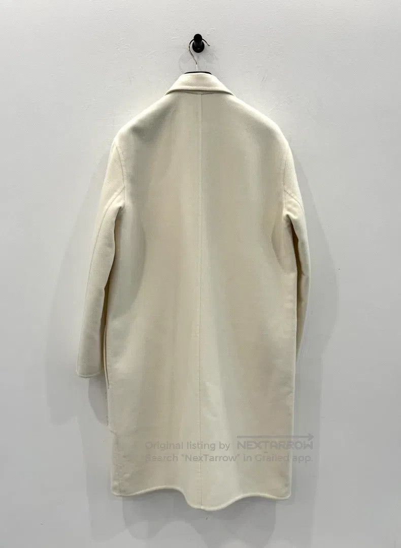 Hermes Hermes White cashmere women's coat Size XS / US 0-2 / IT 36-38 - 4 Thumbnail