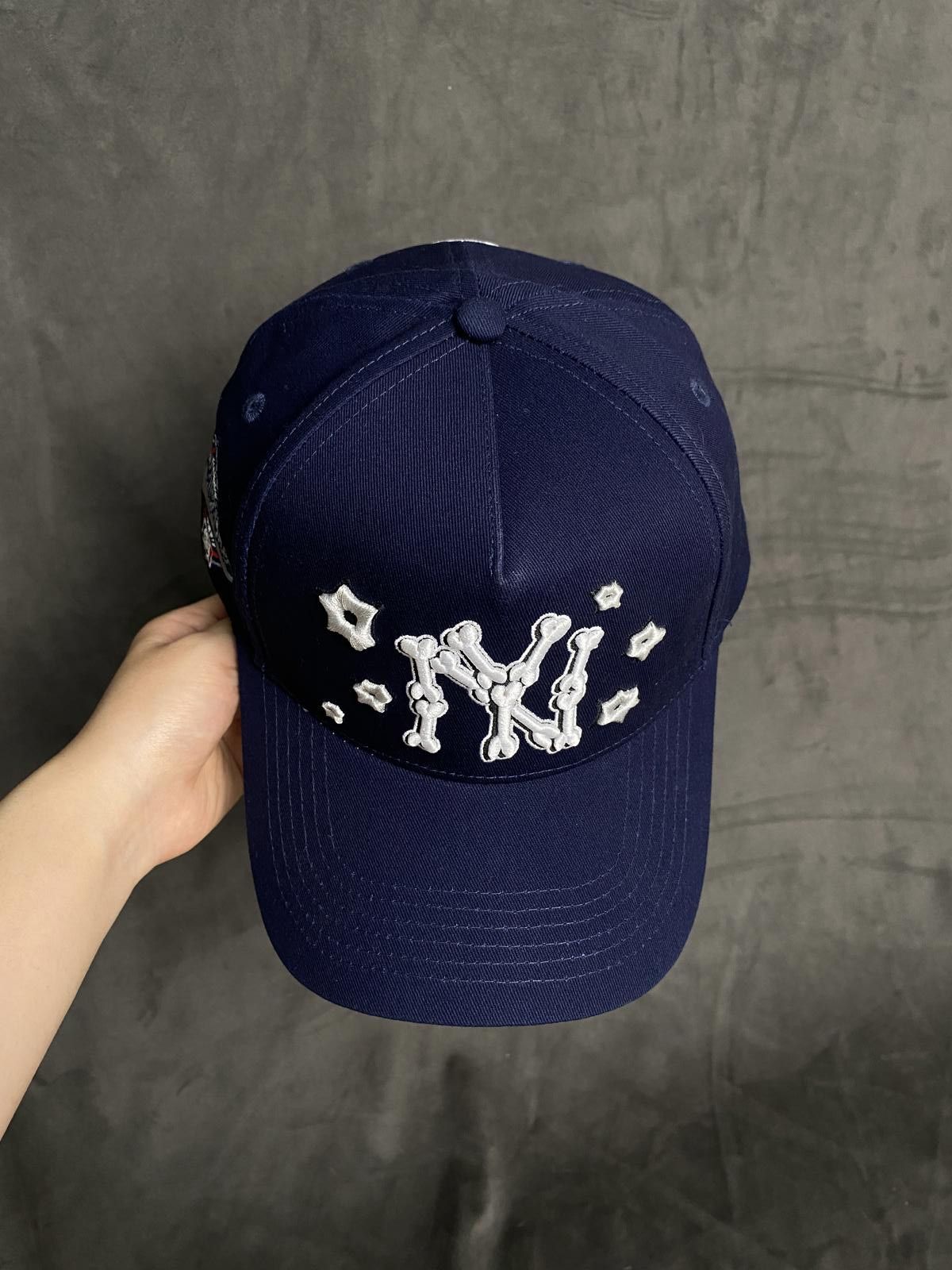 Designer Deadstock NY Bones Navy 31 Snapback Thirty One Hats OS Size ONE SIZE - 5 Thumbnail