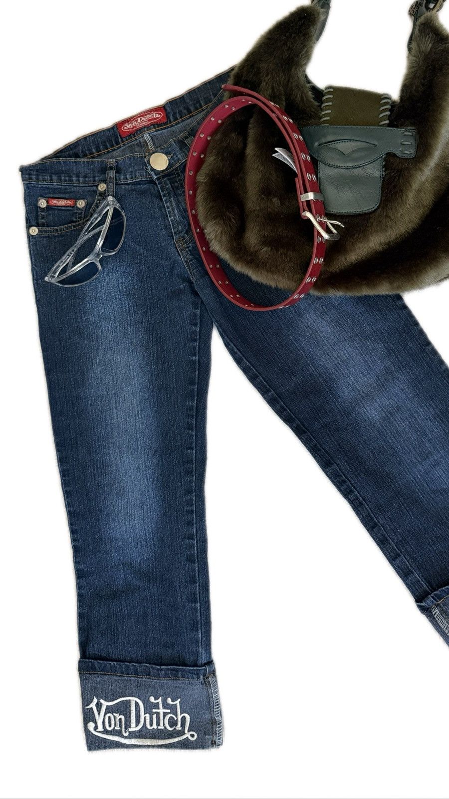 Von Dutch Von Dutch Jeans - Iconic Y2K Streetwear Piece Size 26" / US 2 / IT 38 - 2 Thumbnail